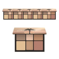 smashbox 修容打亮腮紅彩妝盤 20.56g, 6個, 輕/中