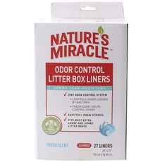 Nature's Miracle 貓砂盆垃圾袋 XL號 100*55.88cm 27入, 1個