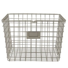 SPECTRUM 儲物籃廚房儲物籃, 緞面鎳