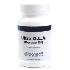 DOUGLAS LABORATORIES Ultra G.L.A.琉璃苣油軟膠囊無麩質和無糖, 1個, 60 件