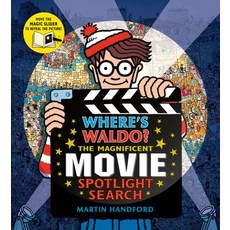 (英文圖書)Where's Waldo? the Magnificent Movie Spotlight Search: (A Hidden Object Search-A... 精裝版, Candlewick Press (MA), 英文