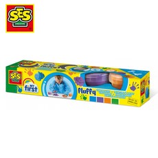 SES 幼兒手指畫彩繪顏料組 柔和顏料組4色x110ml, 詳見包裝