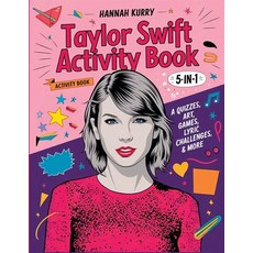 (英文圖書)Taylor Swift Activity Book 5-in-1: A Swiftie Extravaganza with Quizzes Games A... 平裝版, Cby Press, 英文