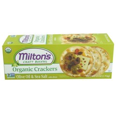 Milton's 餅乾 橄欖油海鹽口味, 1盒, 170g