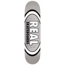 REAL SKATEBOARDS CLASSIC OVAL 7.75吋滑板板身 - 經典橢圓造型，操控性佳, Red, 1個