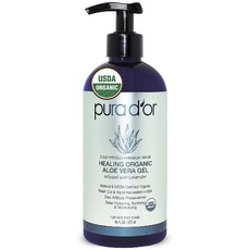 pura d'or 冷壓蘆薈保濕鎖水護理凝膠 薰衣草香, 1個, 473ml