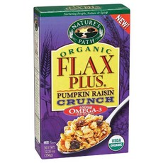 NATURE'S PATH Flax Plus南瓜口味葡萄乾香脆麥片, 1個, 350克