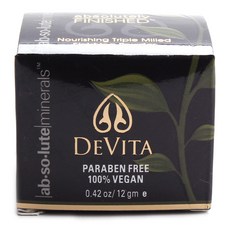 DEVITA Absolute Mineral Nourishing Triple Milled Finish Powder 12 克, 1盒, Translucent Alabaster