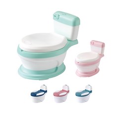 新款兒童仿真馬桶 學習馬桶 幼稚園馬桶 學習便器 兒童尿桶 尿盆, 小馬桶-藏青藍