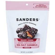 SANDERS 小批量奇蹟黑巧克力海鹽焦糖味, 1個, 156g