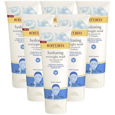 BURT'S BEES 保濕夜用面膜, 6個, 70.8g