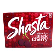 Shasta 黑櫻桃汽水12入, 1個, 4.26L