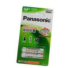 Panasonic 國際牌 HHR-4MVT 4號 低自放電充電電池 AAA 可重複充電1500次
