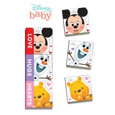 Disney Baby Love Hugs Hearts Board Books, Disney Press, 英文, 硬頁書