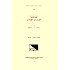 (英文圖書) CMM 84 Johannes Lupi Opera Omnia Edited by Bonnie Blackburn in 3 Volumes. Vol. I Jo. Lupi .... 平裝版, American Institute of Music..., 英文