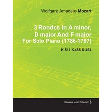 (英文圖書) 3 Rondos in a Minor D Major and F Major by Wolfgang Amadeus Mozart for Solo Piano (1786-1787... 平裝版, Nielsen Press, 英文
