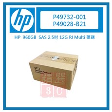 HP P49028-B21 960GB SAS 2.5吋 12G RI Multi 硬碟 企業級伺服器儲存解決方案