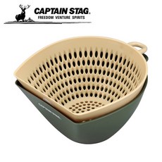 CAPTAIN STAG 日本製瀝水調理碗籃組, 詳見包裝, 詳見包裝