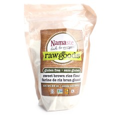 Namaste Raw Goods Sweet Brown Rice Floor Gluten Free Whole Grain, 1個, 680克