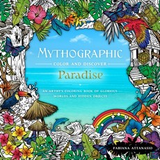(英文圖書) Mythographic Color & Discover: Paradise: An Artist's Coloring Book of Glorious Worlds and Hidden Obj... 平裝版, Castle Point Books, 英文
