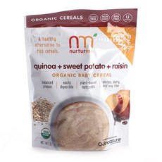 nurturme 維他命礦物麥片, 1入, 藜麥地瓜葡萄乾口味