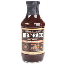 RIB RACK 南方波旁無麩質燒烤醬, 1個, 538克