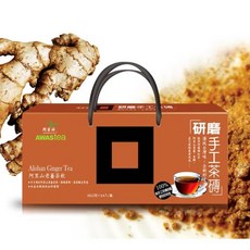 太陽溏 阿里山老薑茶飲禮盒組，手工研磨，暖身驅寒，無添加防腐劑，送禮自用, 1盒裝, 禮盒組(25gx24包)