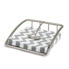 SPECTRUM DeVolspy 餐巾紙架 H 7cm *W 19.1cm * D 19.1 cm, 1個, 緞面鎳