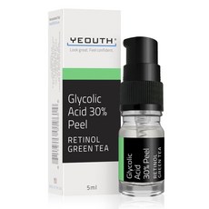 YEOUTH 乙醇酸視黃醇綠茶去角質凝膠, 1瓶, 5ml