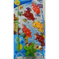 寶媽角落生活館 兒童釣魚玩具套組 多款造型釣魚玩具 釣魚竿 釣魚勾, 卡裝釣魚組A，隨機出貨