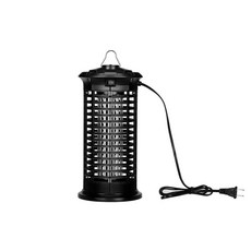 110V 電擊式/吸入式 LED 捕蚊燈/滅蚊器, 黑色, JY-6-D
