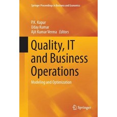 (英文圖書) Quality It and Business Operations: Modeling and Optimization 平裝版, Springer, 英文
