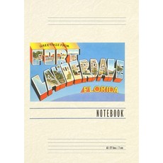 (英文圖書) Vintage Lined Notebook Greetings from Ft. Lauderdale Florida 平裝版, Found Image Press, 英文