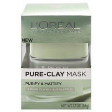 L'OREAL PARIS 巴黎萊雅 礦物淨化泥面膜, 1個, 1個