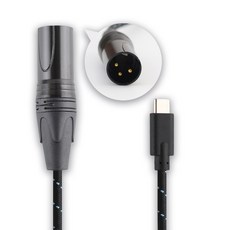 無氧銅 TYPE-C 轉 XLR 3Pin卡儂頭轉接線 M203 適用 擴大機 音訊 擴大機筆記型電腦 typec