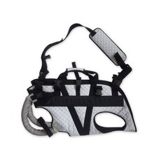 老犬後癱型輔助衣 L號, 淺灰白點