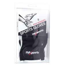 FLEX SPORTS 運動手套 Pro 氨綸手套, 黑色的