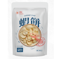 惠珍軒 澎湖伯-原味蝦餅 澎湖特產 酥脆涮嘴 獨立包裝方便攜帶, 50g, 1個