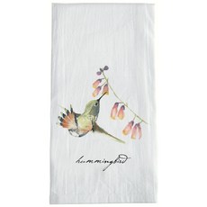 Sullivans 喇叭袋毛巾蜂鳥廚房十字架, 1個, 白色的