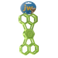 jw 橡膠骨頭造型狗狗玩具 L號, 1個, 綠