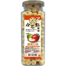 美味關係 小不點饅頭 犬貓零食 多種口味 嗜口性高 狗餅乾 狗零食 狗點心 寵物零食, 1個, 蘋果