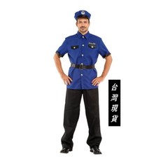 瘋狂派對 成人變裝服 勇敢男警探, 詳見包裝, 1個