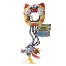 FAT CAT 貓咪造型門環玩具, 1個, 橘子