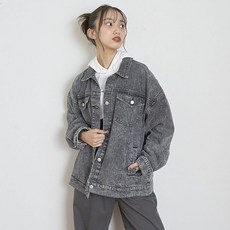 LOVETOXIC 女童款LTXC寬鬆牛仔夾克