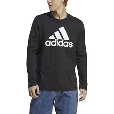adidas 愛迪達 Essential LS大Logo運動長袖T恤
