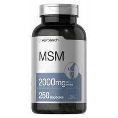 Horbaach MSM膠囊 2000mg, 1罐, 250顆