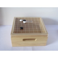 自然醒 元素圍棋盤 (含9路棋盤 棋子 棋袋) 木質便攜圍棋組, 檜木款