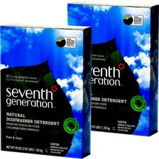 Seventh GENERATION 淨七代 洗碗機專用廚房洗滌劑, 2個, 1.28kg