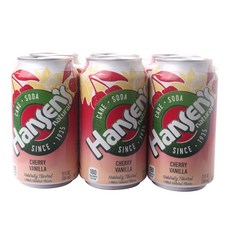 HansEn's natural 無麩質櫻桃香草汽水, 6件, 355毫升