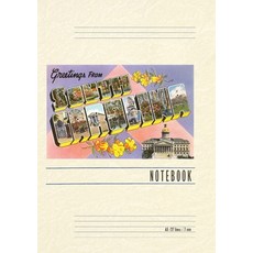 (英文圖書) Vintage Lined Notebook Greetings from South Carolina 平裝版, Found Image Press, 英文